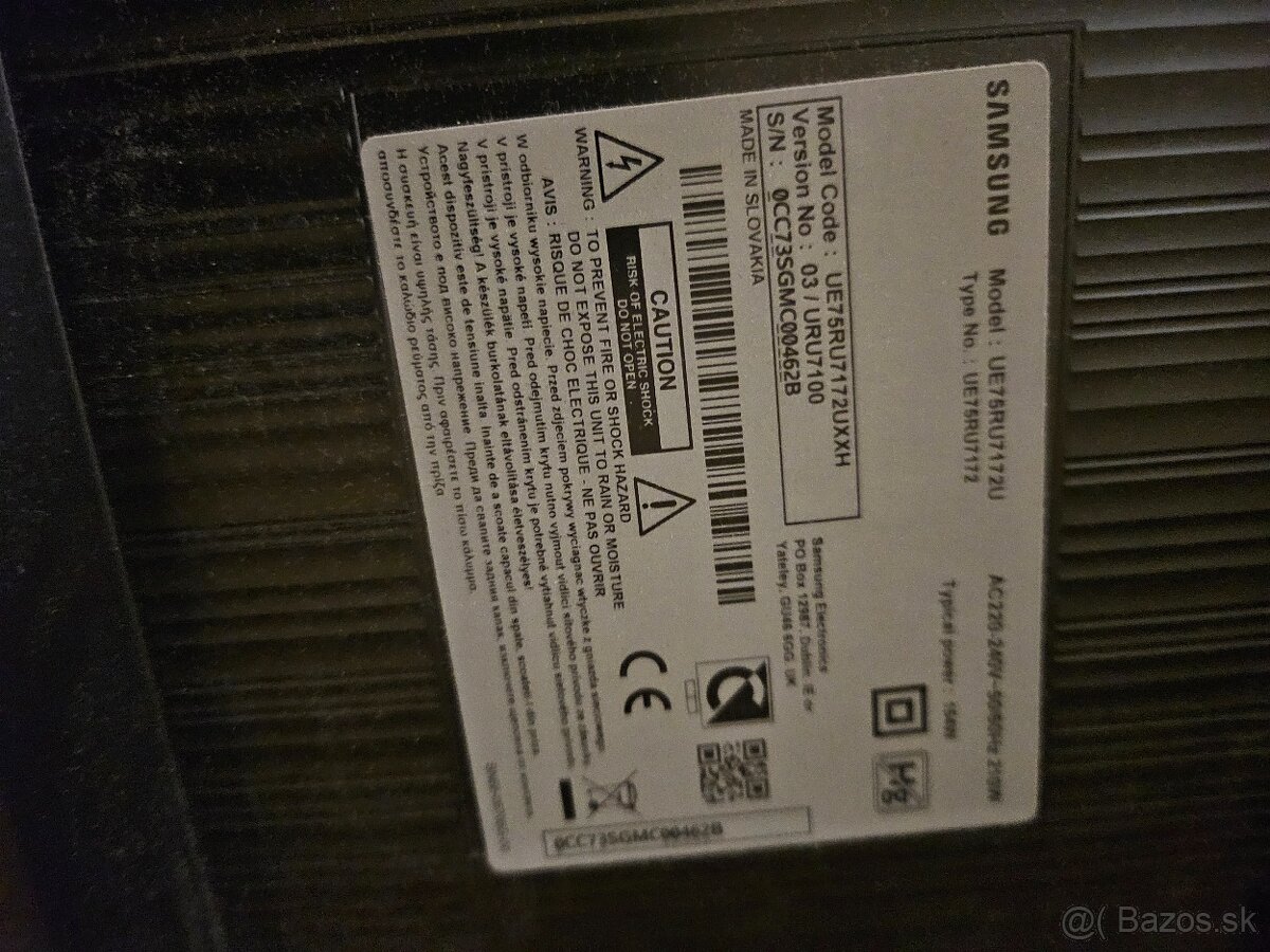 Smart Televízor Samsung 4k 75" 189cm - 10