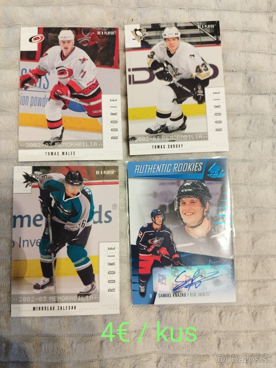 Hokejove karty karticky slovaci v NHL - 10