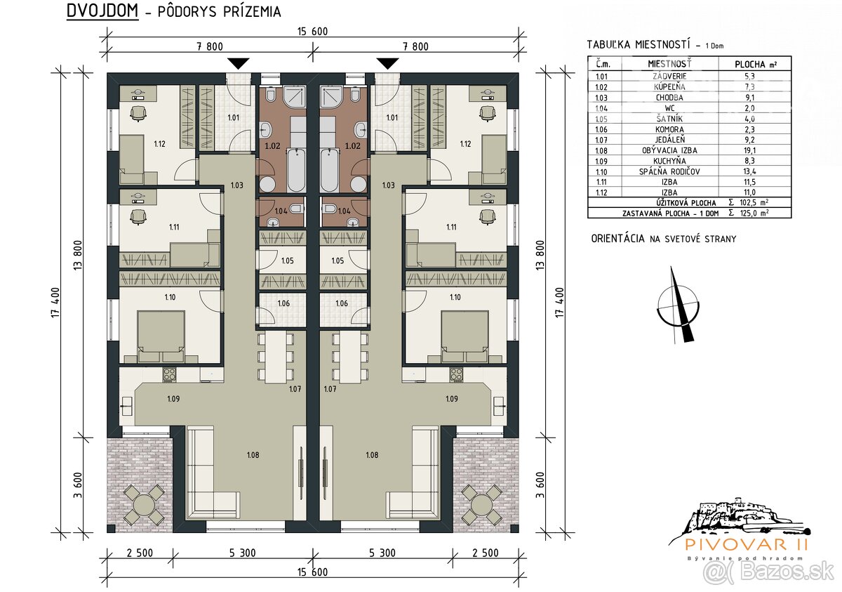 Exkluzívne novostavba rodinný dom - dvojdom, Spišské Podhrad - 10