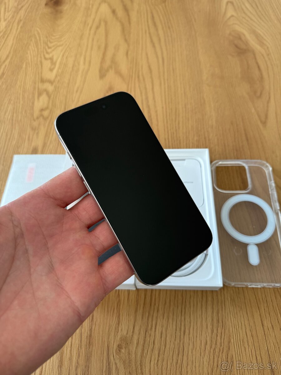 iPhone 15 Pro 128 gb Natural Titanium v záruke+prislušenstvo - 10