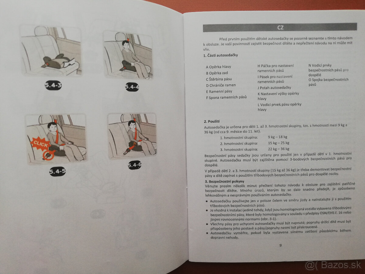 Autosedačka Kinderkraft - 10