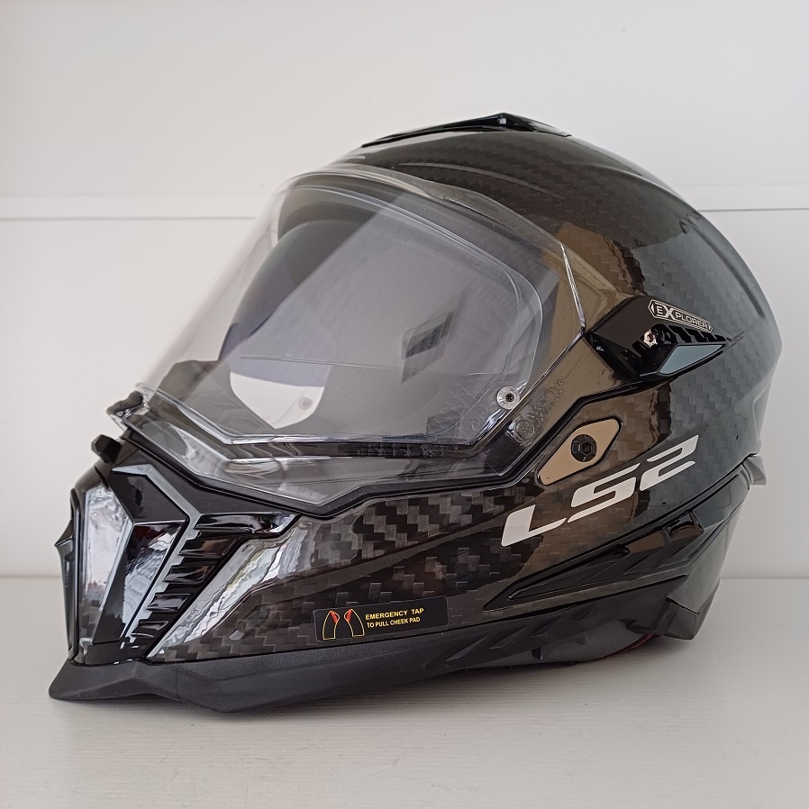 Enduro přilba LS2 Explorer Carbon Glos - 10