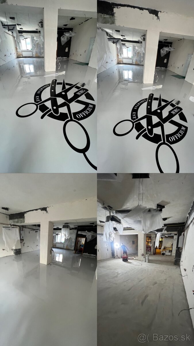 Liata podlaha, mikrocement - 10