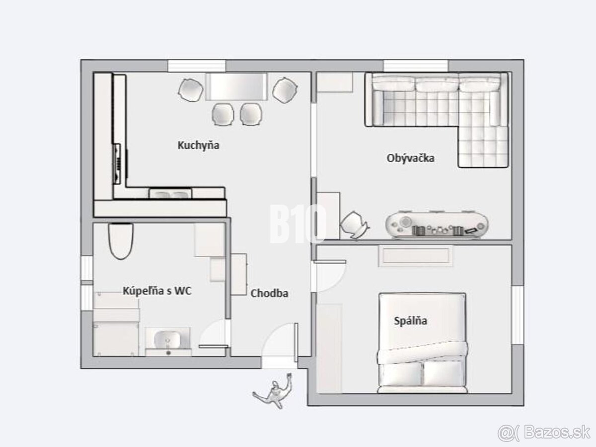 Rezervované - Bernolákova - kompletne prerobený 2i byt - teh - 10