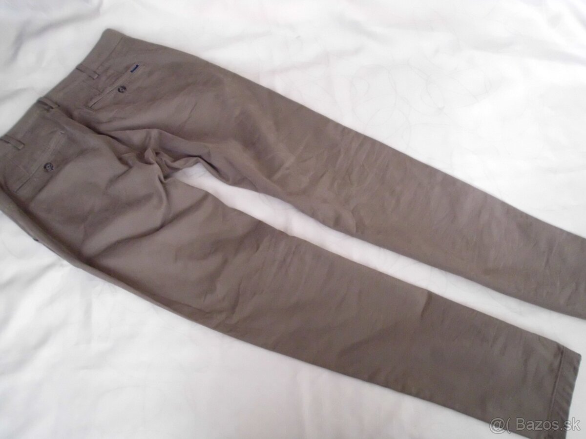 Gant pánske chino nohavice s elastan. L 38/34 - 10