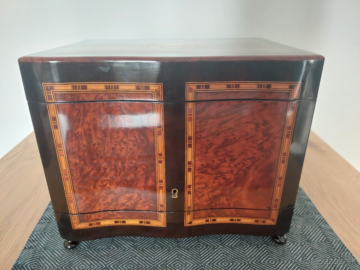 Likérová súprava, "Boulle" , Napoleon III. likérnik, tuja - 10