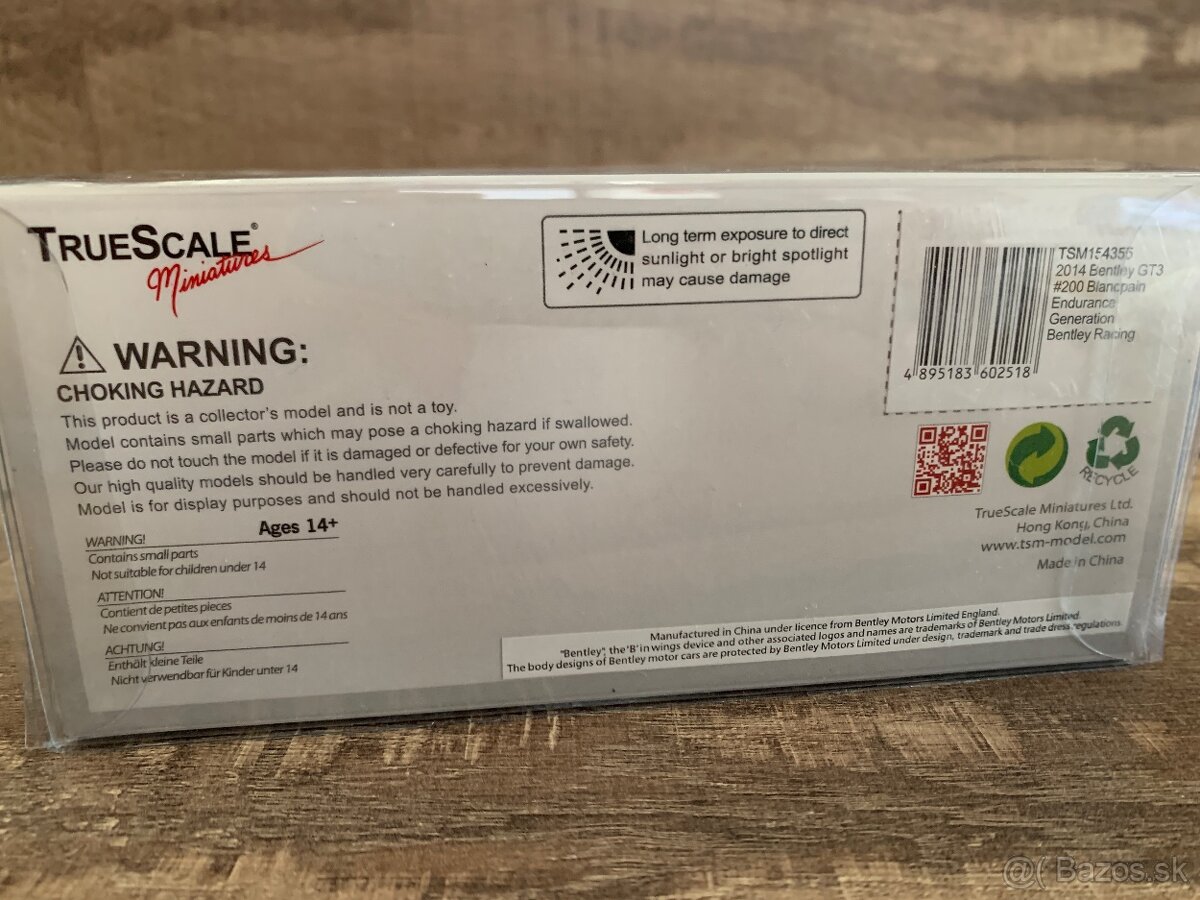 Predám model Bentley Continental GT3 od TSM (1:43) - 10