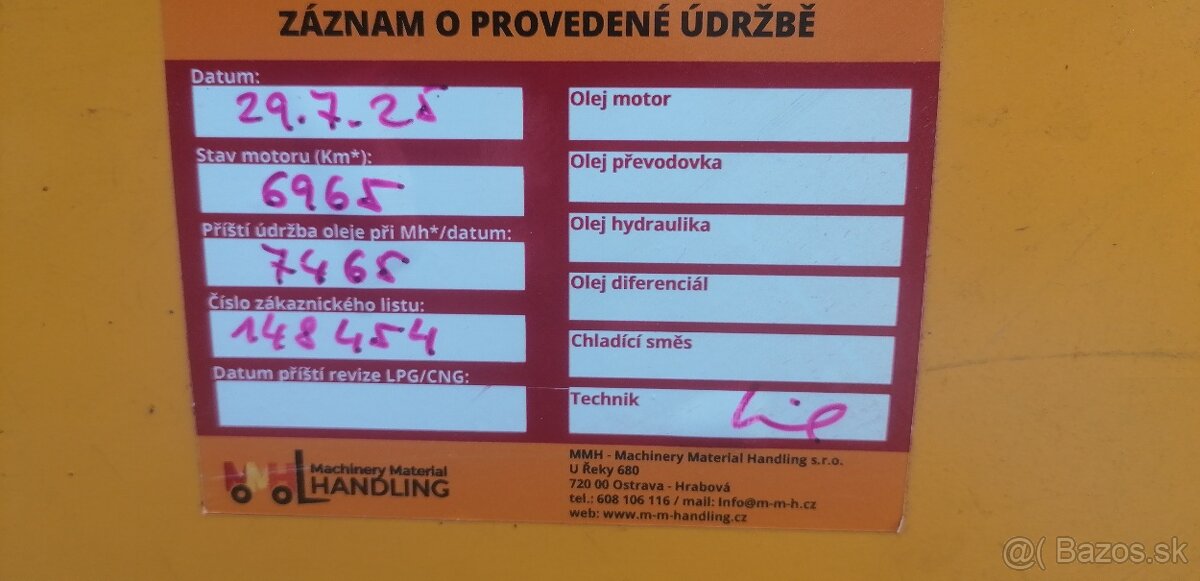 HYUNDAI 30BH-9 AKU triplex, boční posuv - 10