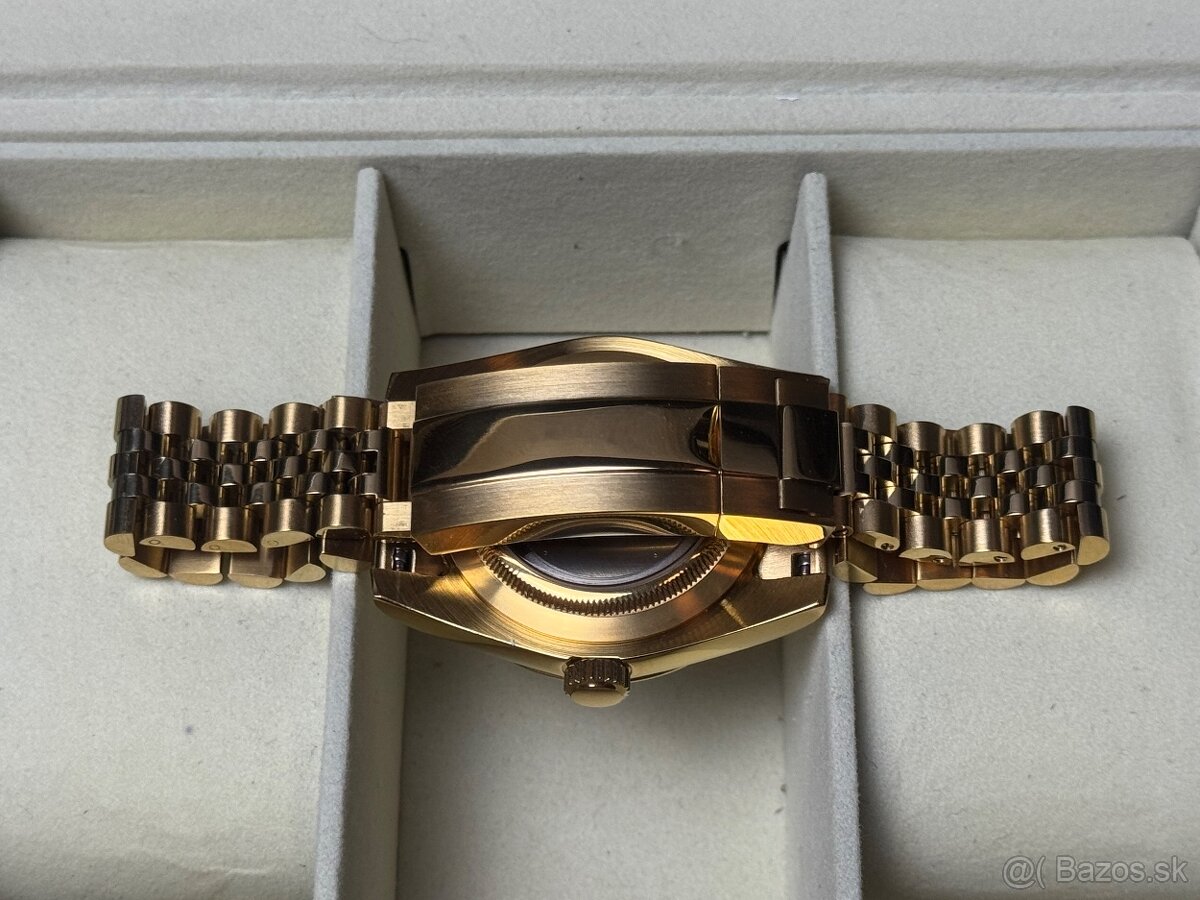 Seiko Custom Mod Watch Hodinky Datejust Gold - 10