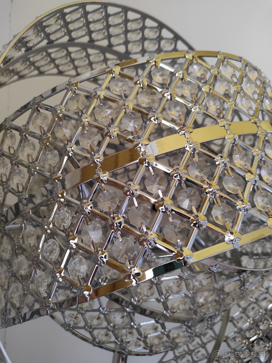 Krištáľovä stojanova lampa - 10