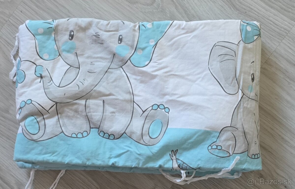 Paplon,vankúš a mantinel do postieľky - 10
