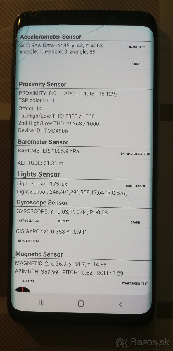 Samsung Galaxy S9 - 4/64/Android 9 - 10