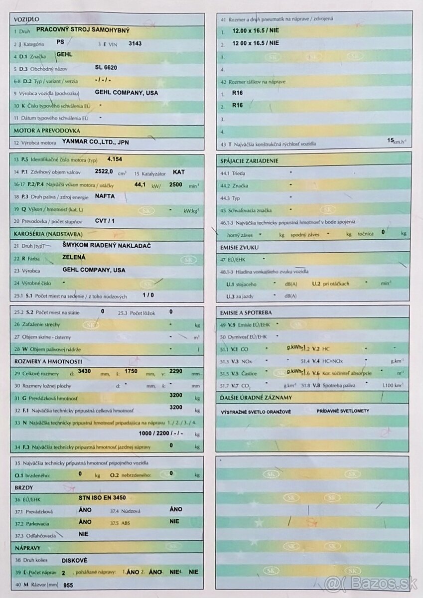 Smykovy nakladac Gehl SL 6620 Sk SPZ - 10