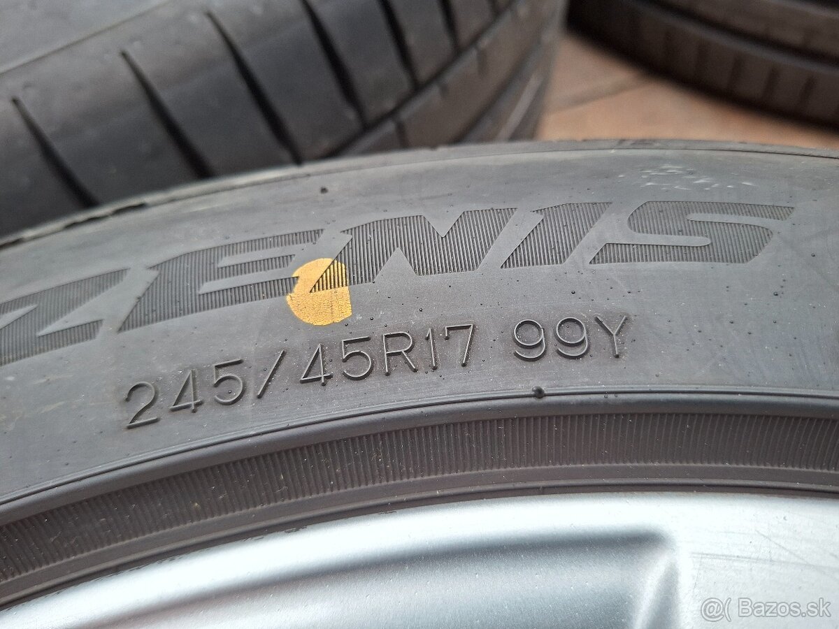 Predám org.hlinikové disky-Audi--R17 - 10