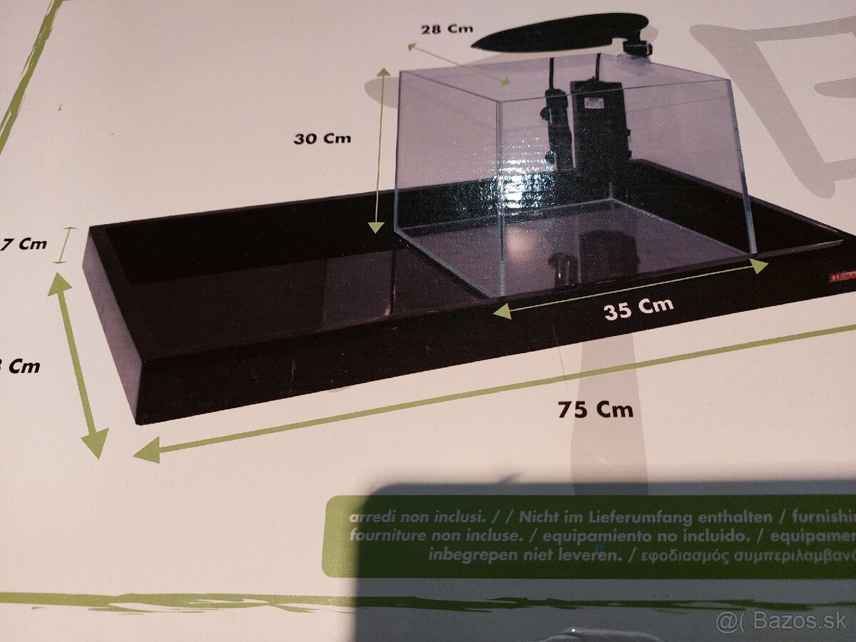 Predám moderný design akvária - 10