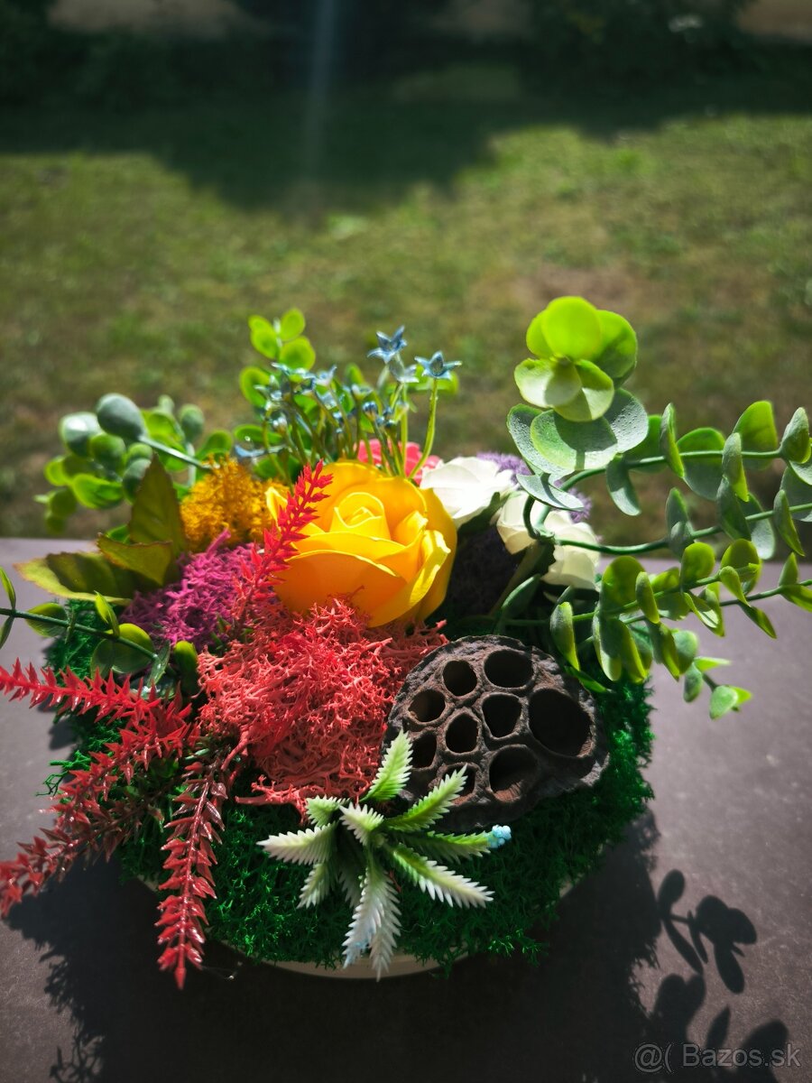 Machové dekorácie - 10