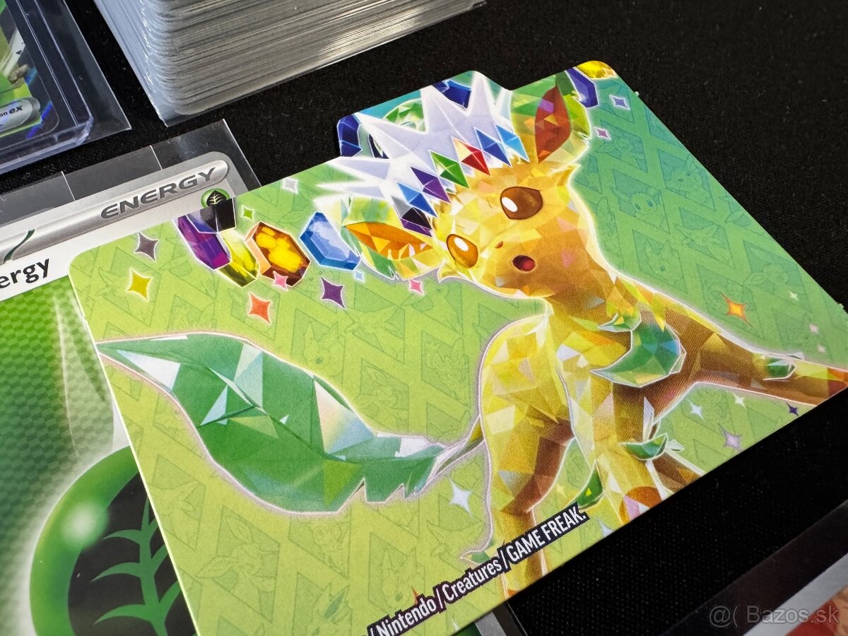 Pokemón MEGA balík (B): 100ks kariet v obaloch s EX + darček - 10