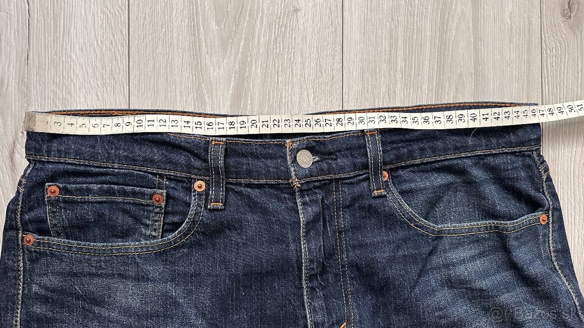 Pánske,kvalitné džínsy LEVIS 502 - veľkosť 34/34 - 10