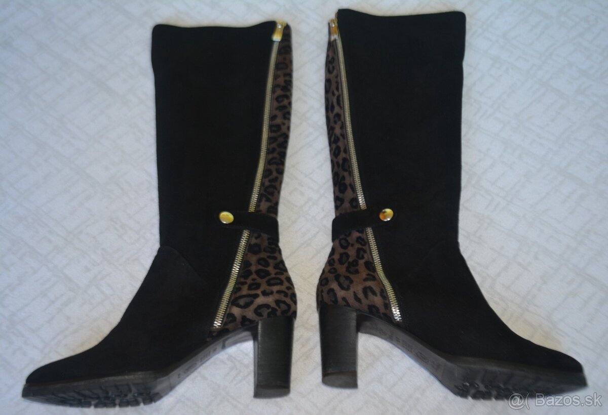 Kožené čižmy Brunela, veľ. 37,5 - 10