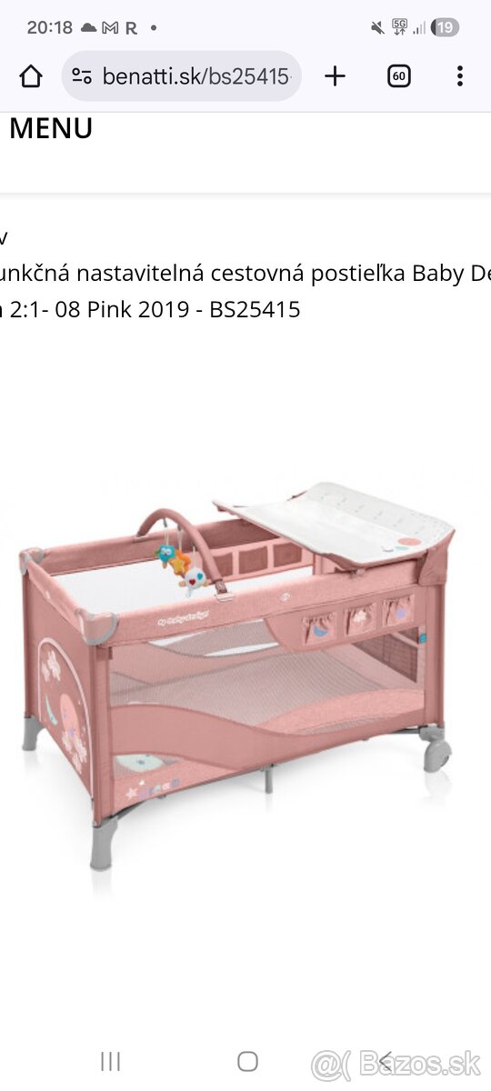 Cestovná postieľka - 10