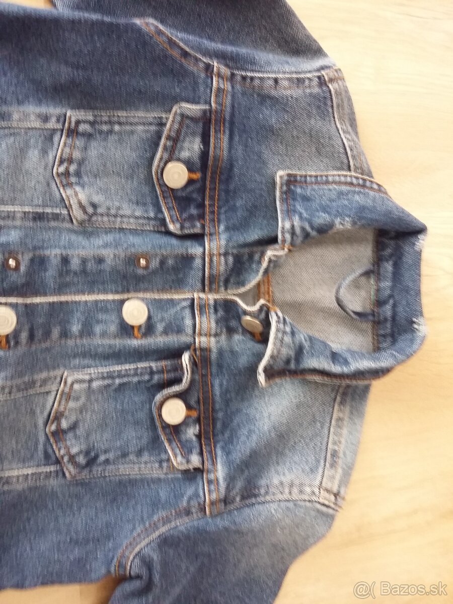 Top stav riflová bunda v super strihu a stave - 10