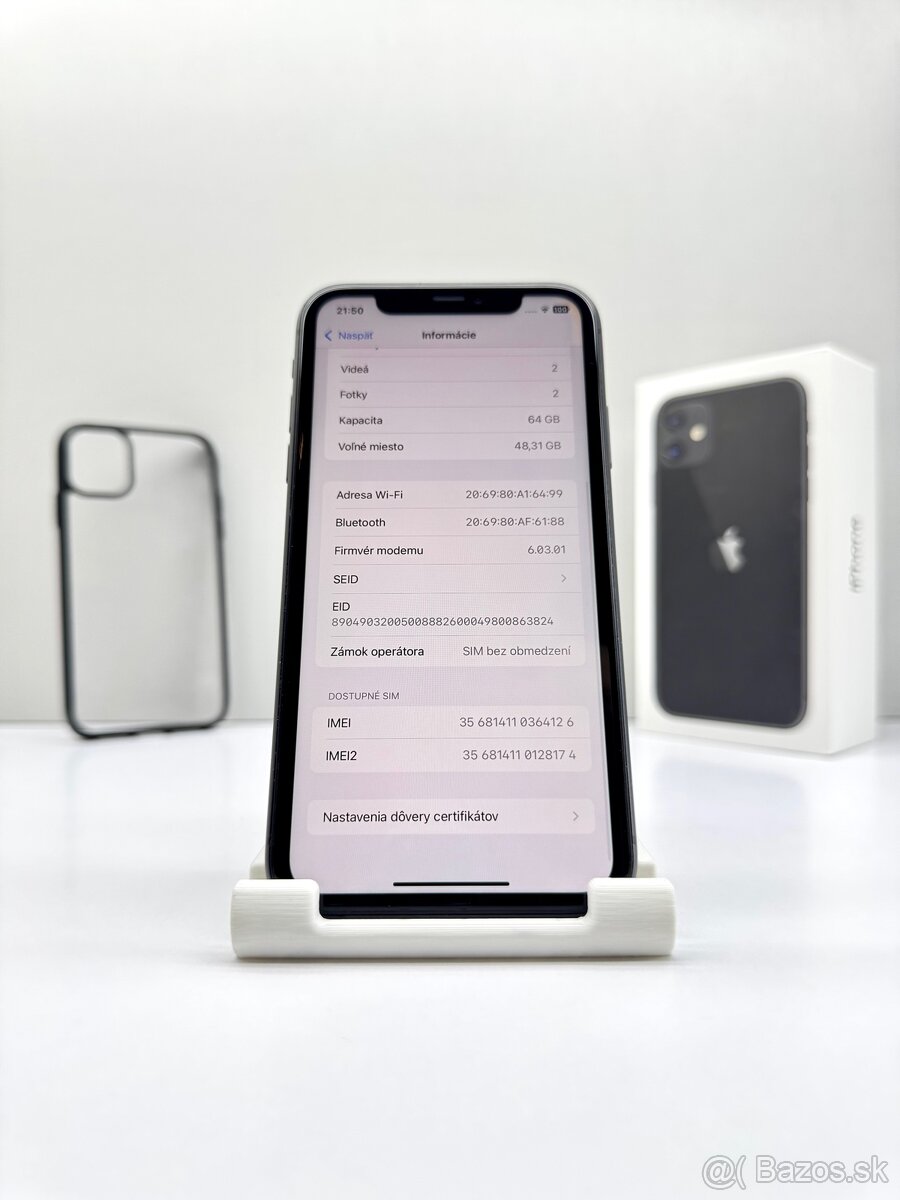 iPhone 11 BLACK TOP STAV 100% NOVÁ BATÉRIA - 10