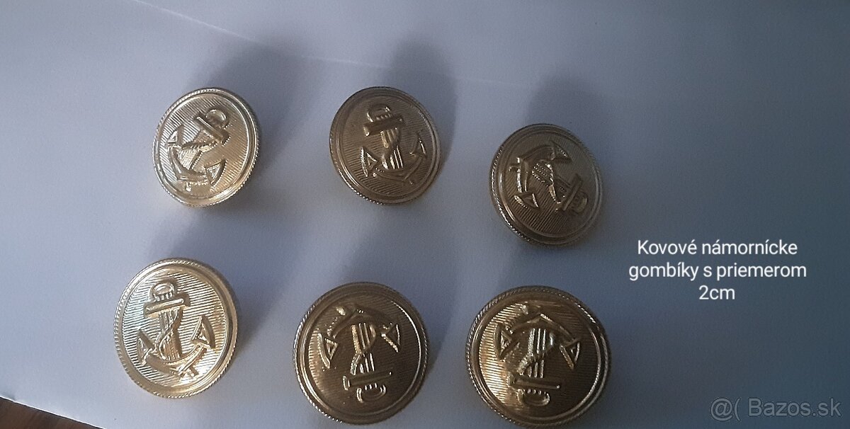 Predaj sklenených a kovových gombíkov , bavlny a perlovky - 10