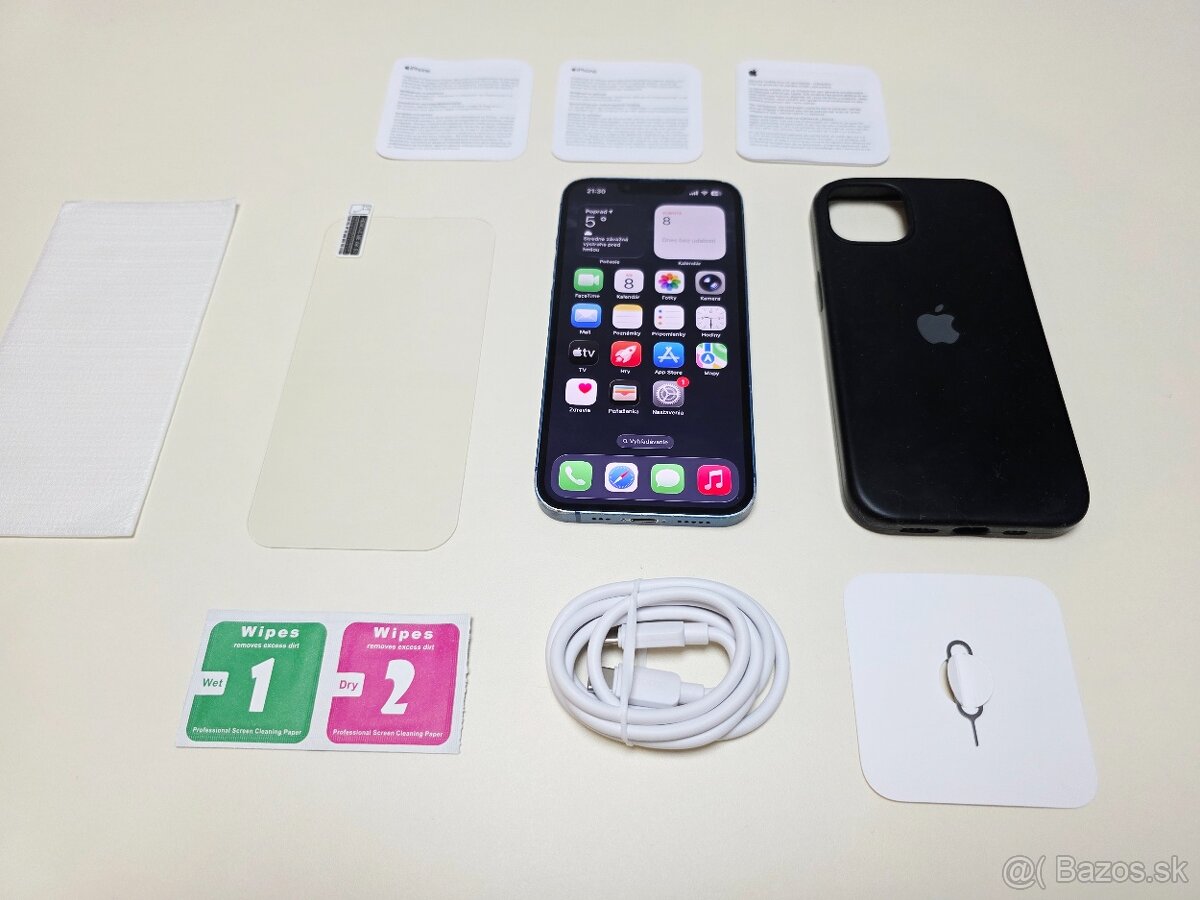 Apple IPHONE 13 256GB BLUE,ZDRAVIE BATERKY 100% - 10