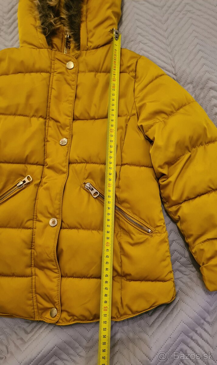 Dievčenská zimná bunda Zara, veľ. 122/128 - 10