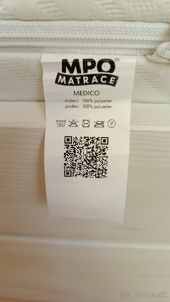 Detská domčeková dvoj-posteľ + rošty + matrace - 10