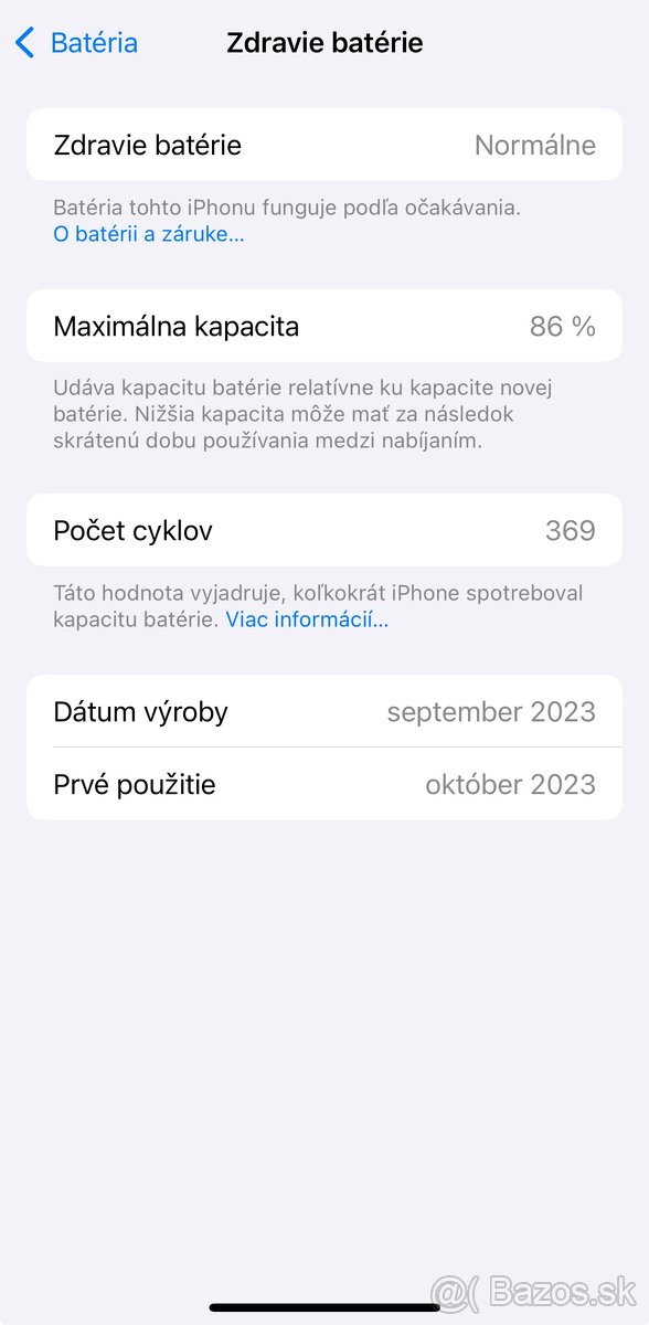 iPhone 15 256GB Black + ZÁRUKA - 10