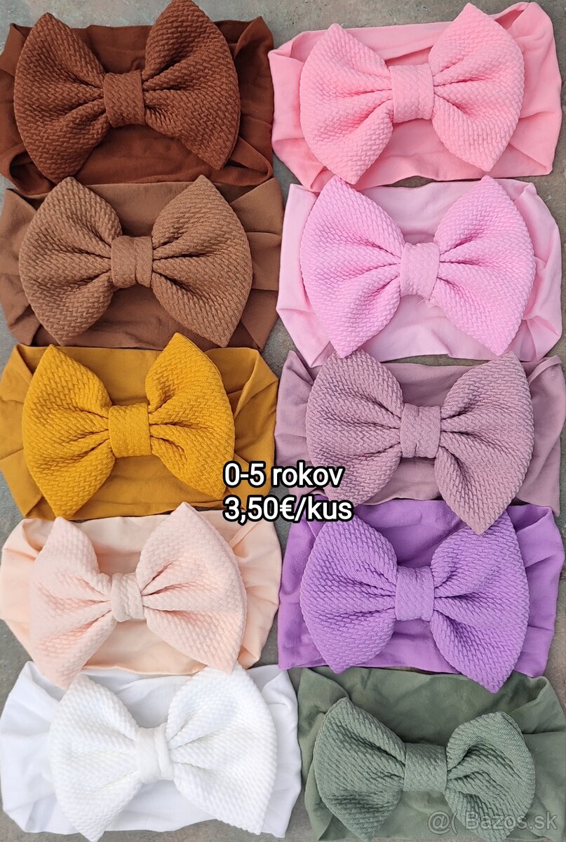 Pružná detská čelenka - 10