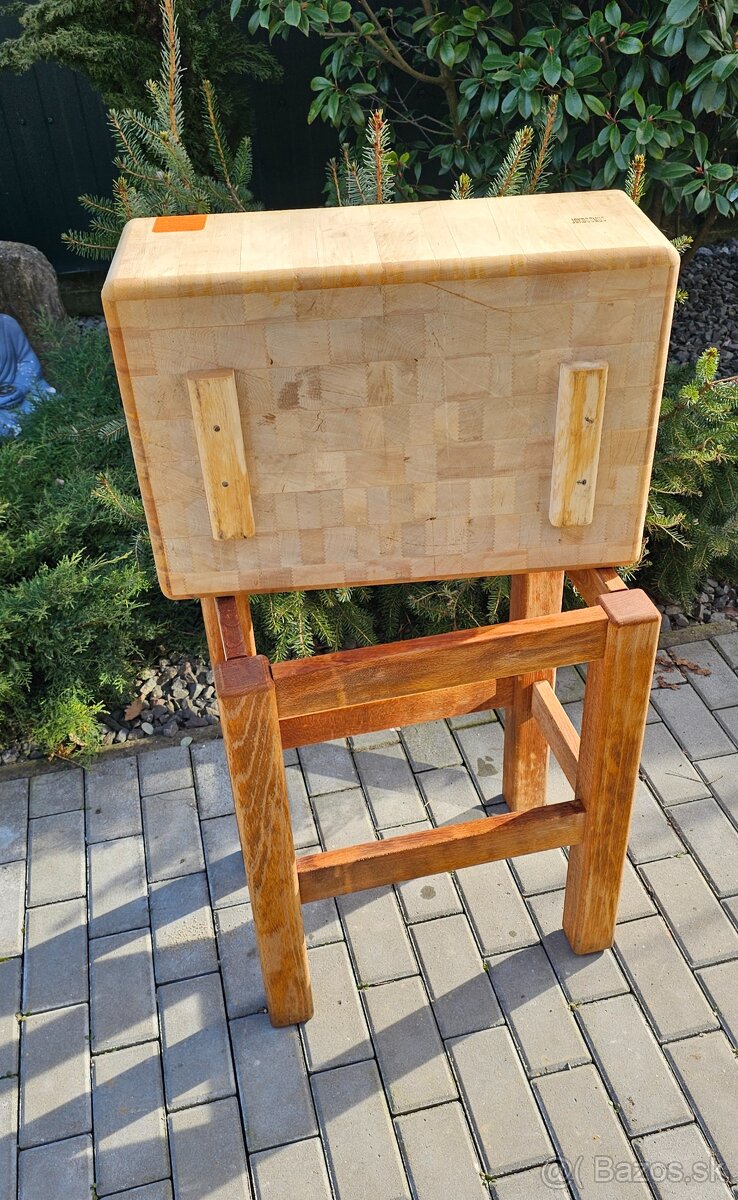 drevený mäsiarsky klát - 10