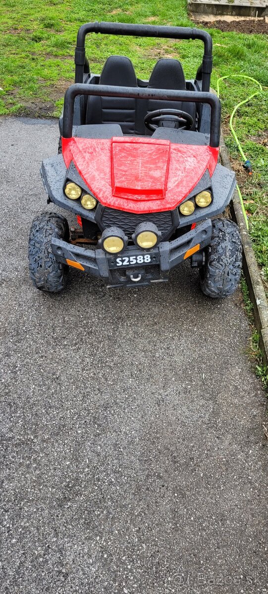 Predám detské 2.miestne el.autíčko na opravu. - 10