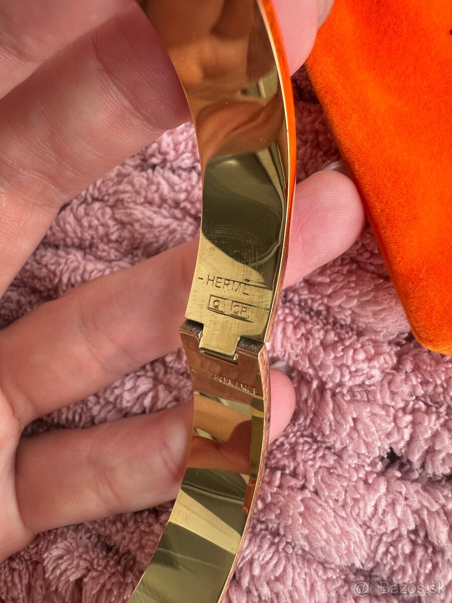 Nový nenoseny naramok na ruku Hermes H click - 10