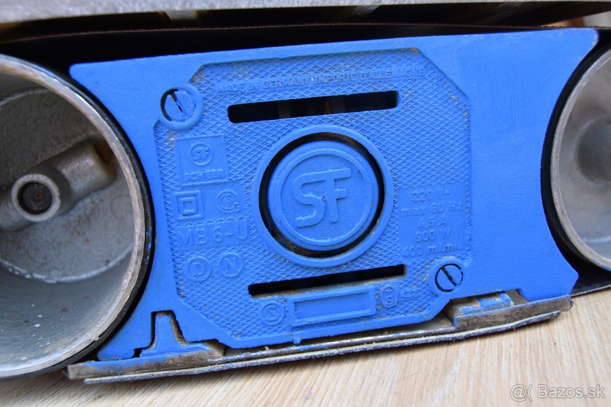 Pásová brúska SCHEER MB6-U (900W, 100 - 130 mm) - 10