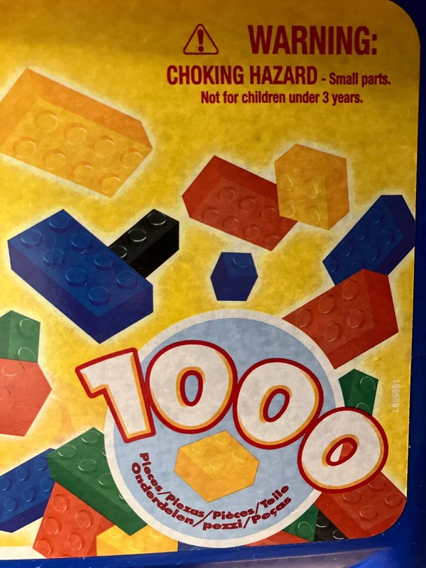 Vyse 1200 ks dielikov, kociek zn. Mega Blocks - 10