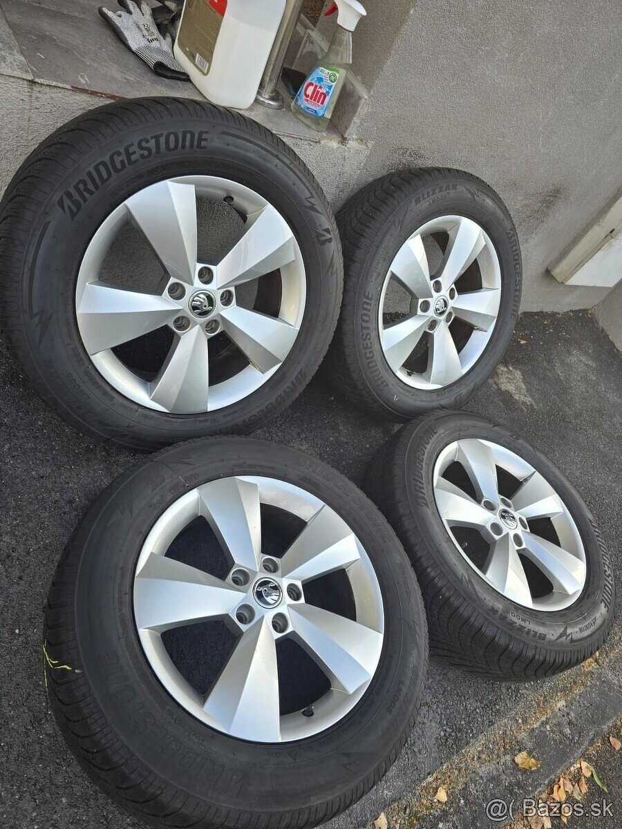 zimne kolesa Škoda Kodiaq 5x112 r17 215/65 r17 - 10
