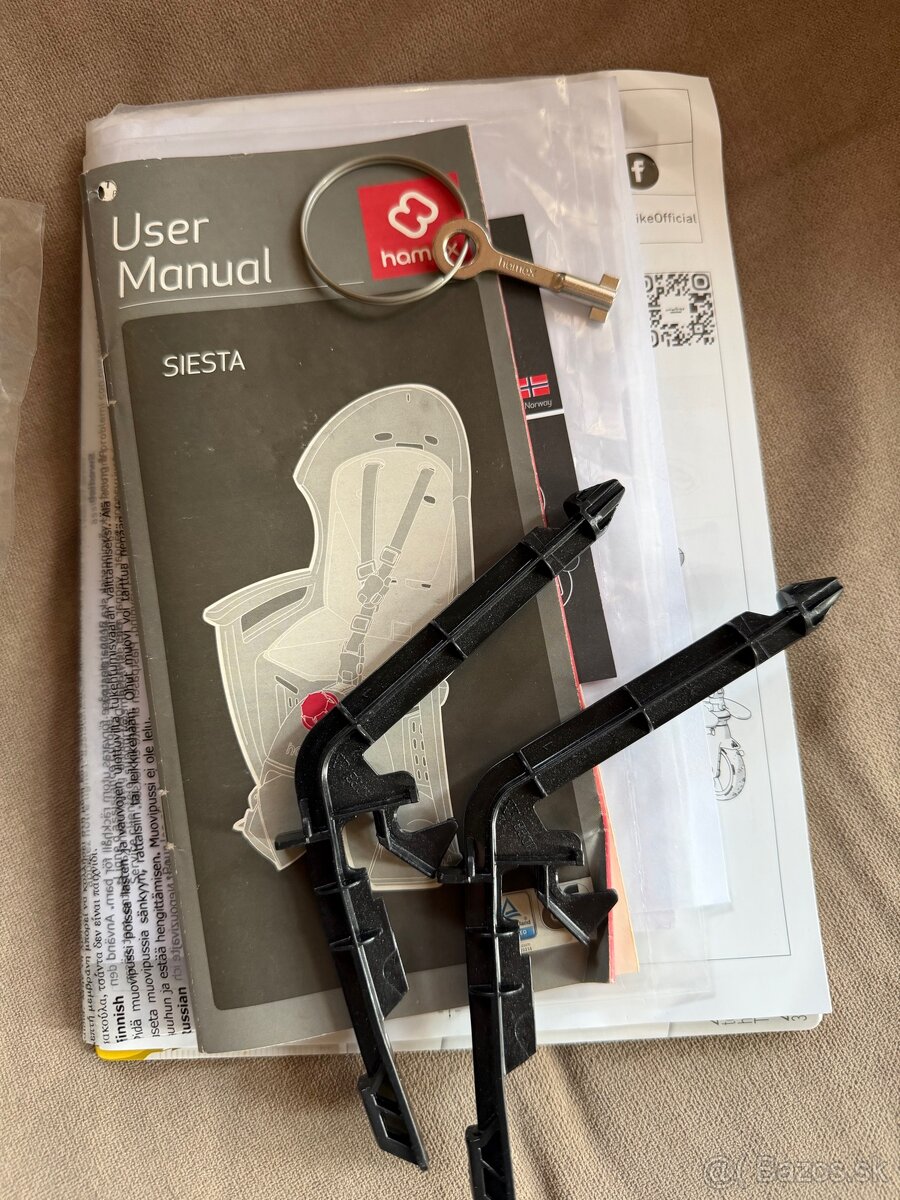 Detská sedačka na bicykel Hamax Siesta - 10