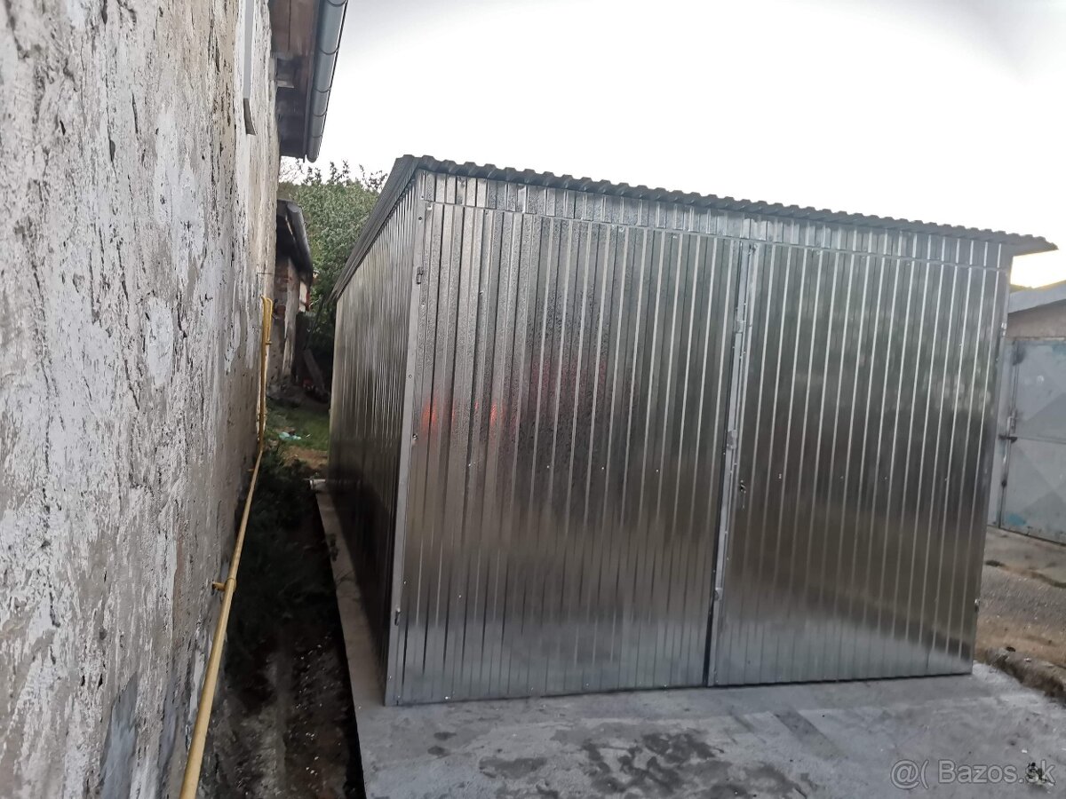Plechová garáž 3x5m najvýhodnejšia - 10