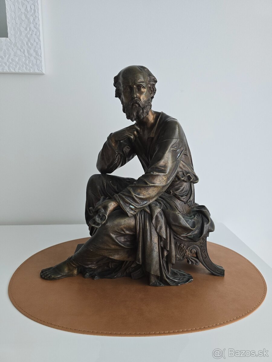 bronzová socha svätého Petra. - 10