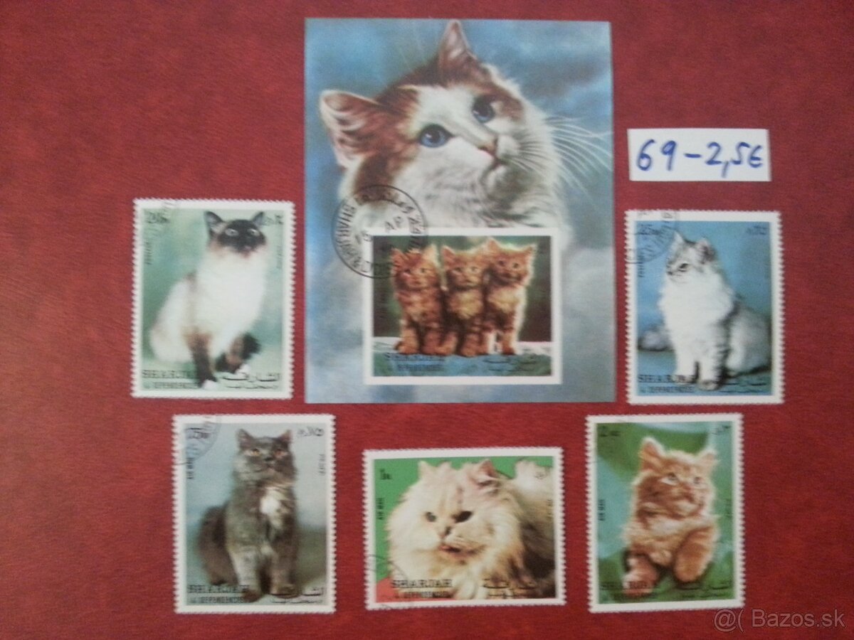 Postove znamky fauna - 10