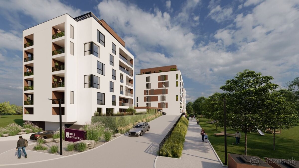 Posledný 3 izbový byt-2x kúpelňa, v projekte Bell Residence - 10