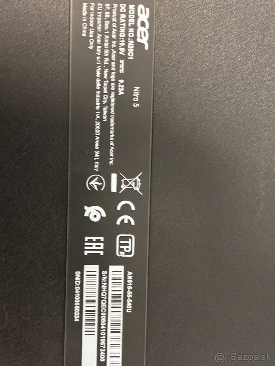 Pokazeny Acer NITRO 5 - 10