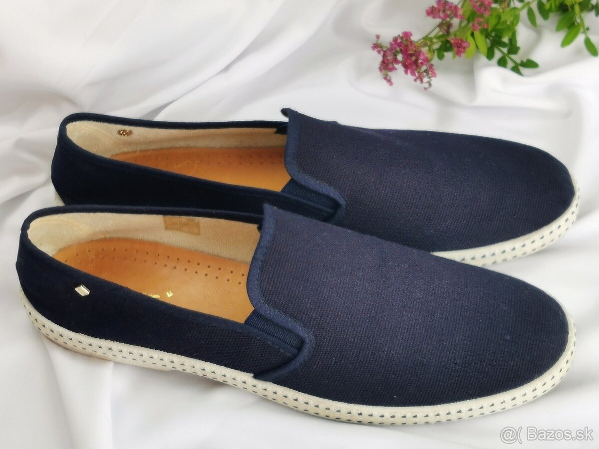 RIVIERAS - luxusné pánske mokasíny/prezuvky - veľkosť 46 - 10
