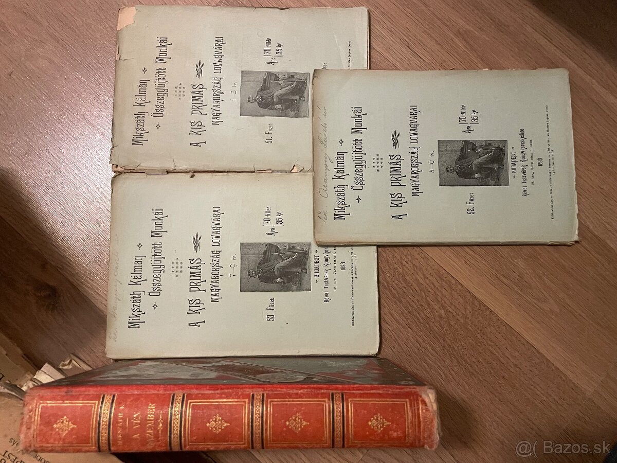 Knihy staré maďarské 1 - 10