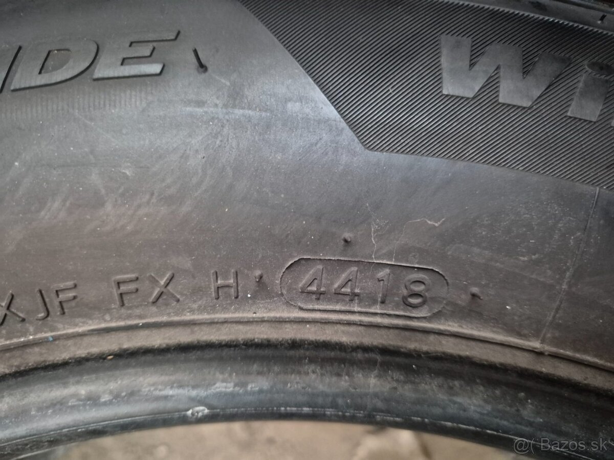 225/60 r17 zimné 4 ks HANKOOK dezén 6,2 - 5 mm - 10