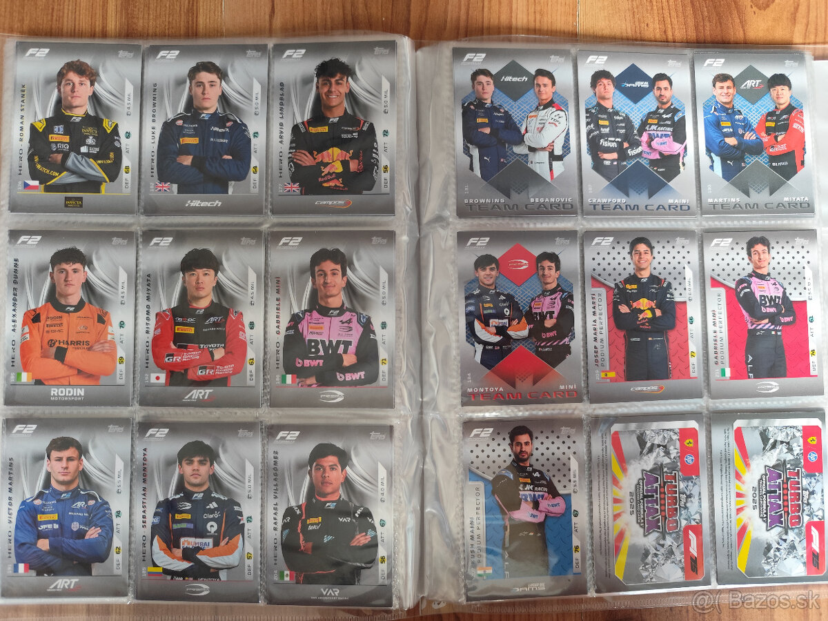 Predám kartičky Formula 1 - 10