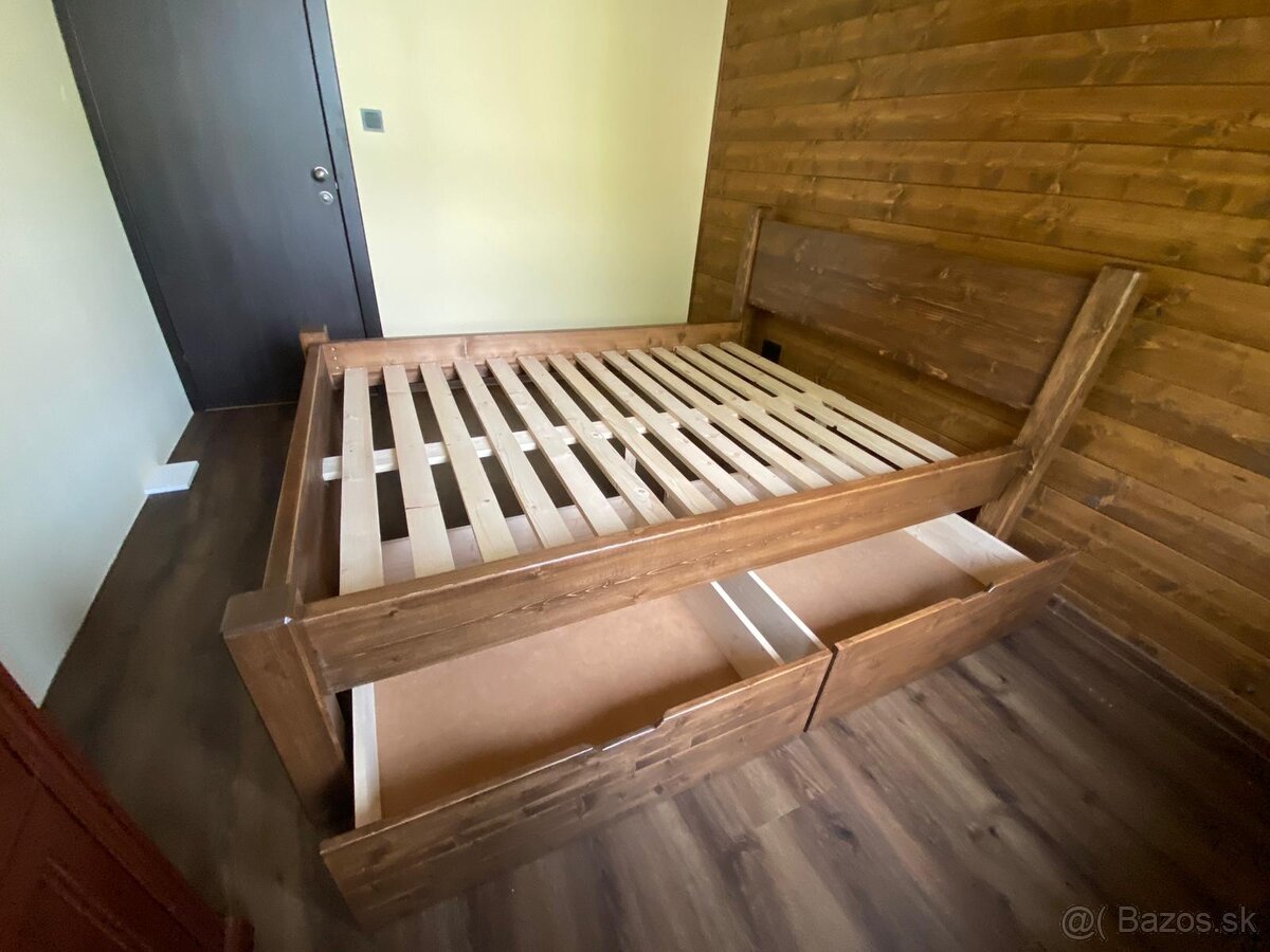 Predám manželské postele z masívu - 10