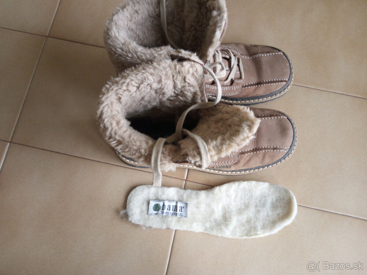 Zimna panska kozena obuv BAMA. - 10